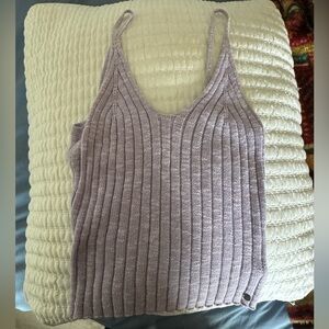 Roxy Knit Tank Top Purple Trendy